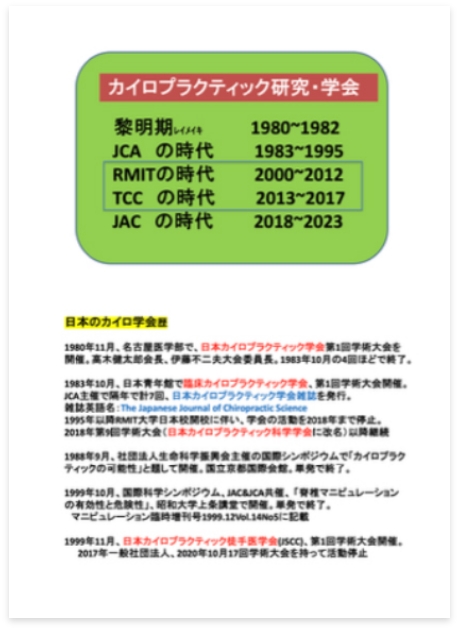 日本カイロプラクティック科学学会(JSCS)